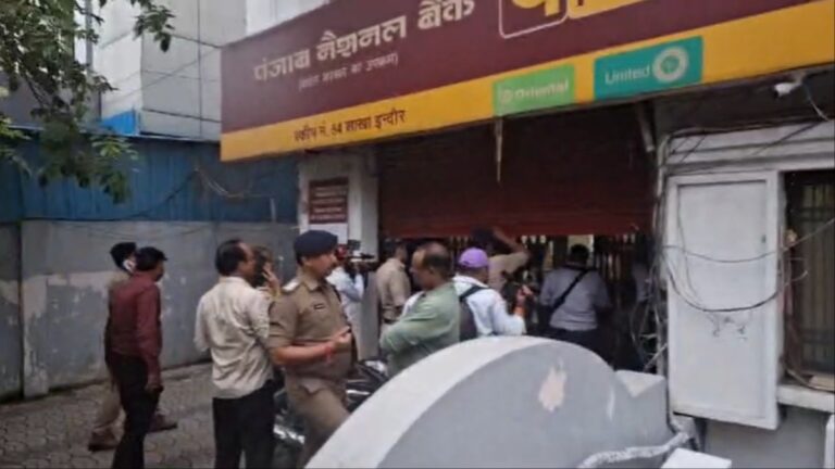 MP: पीएनबी में फिल्मी अंदाज में लूट, फायरिंग कर कैशियर से मांगे पैसे, CCTV में कैद हुआ लुटेरा