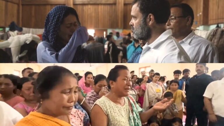 Manipur: कहीं जलाए जा रहे घर तो कहीं हो रहा बम विस्फोट, महिला बोली- हम घर जाना चाहते हैं; राहुल गांधी ने शेयर किया मणिपुर का वीडियो