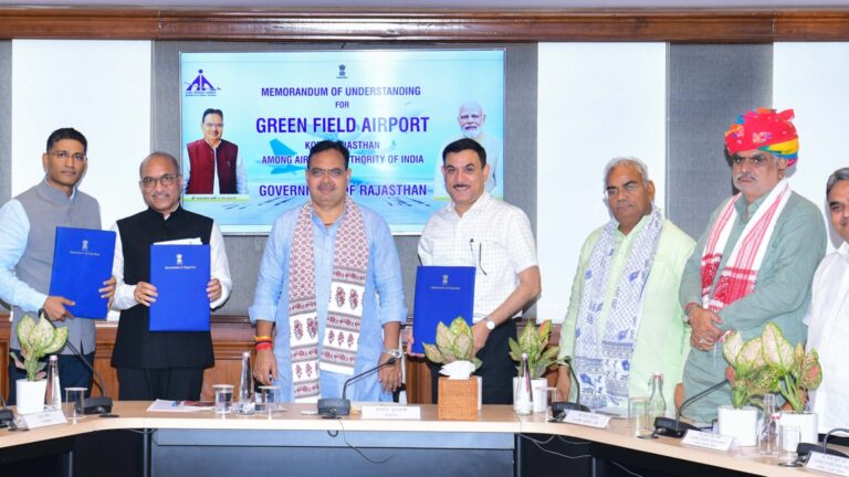 कोटा ग्रीनफील्ड एयरपोर्ट का काम समय पर होगा पूरा, मिलेगी अत्याधुनिक हवाई सुविधा