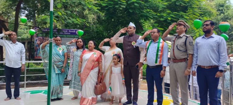 Tricolour flag hoisted with pride in various areas including Bidupur block