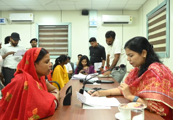 112 grievances heard at the public hearing; directive issued for action within seven days